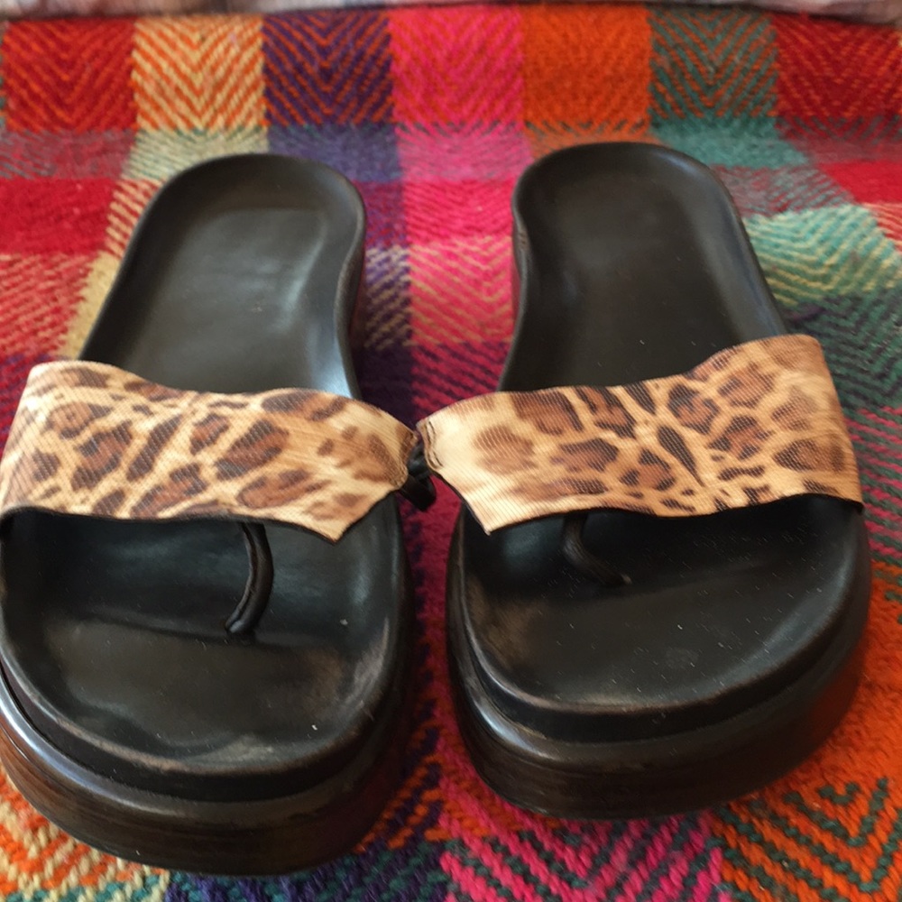Leopard Sandal